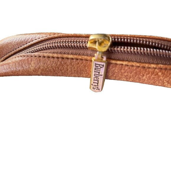 Burberrys Haymarket Scalloped leather crossbody bag Nova check lining Vintage - Picture 7 of 8